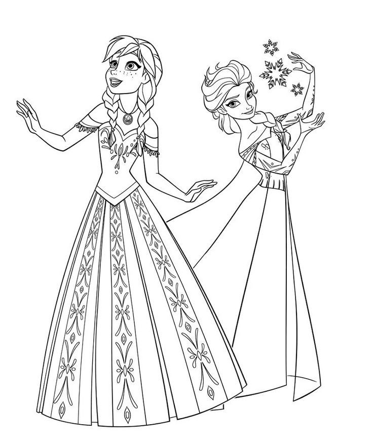 Disney Frozen Coloring Page Free #031 | Online Coloring Pages