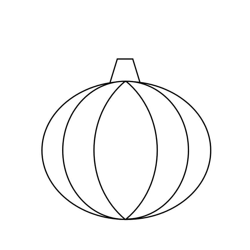 Pumpkin Templates For Kids To Color Images & Pictures - Becuo
