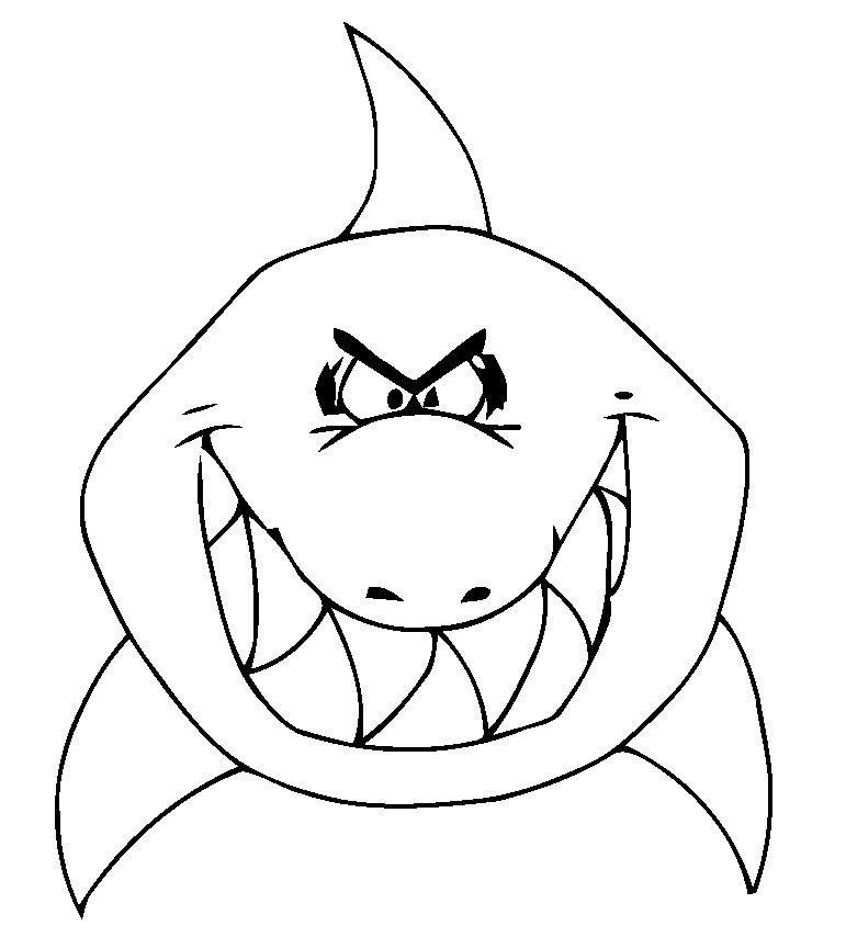 Shark Tale Coloring Pages - Free Printable Coloring Pages | Free