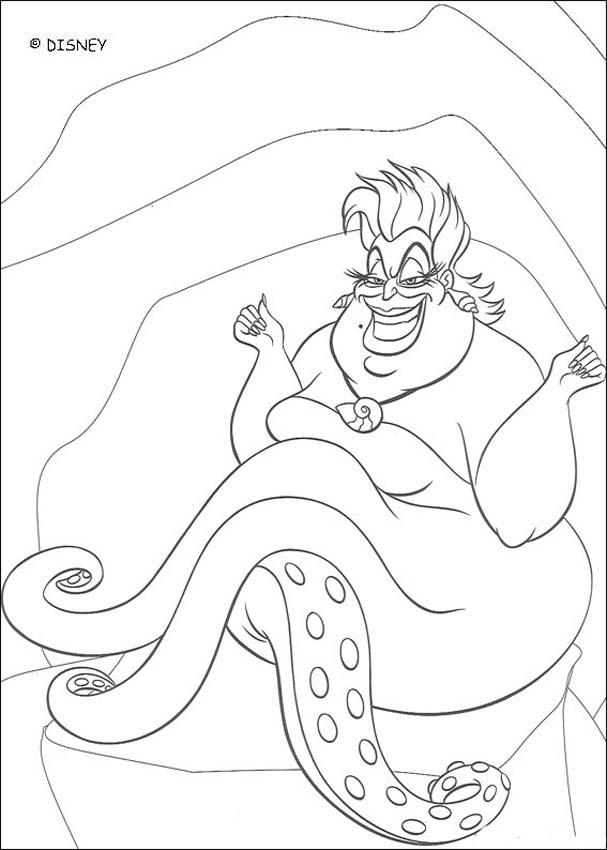 The Little Mermaid coloring pages : 32 free Disney printables for