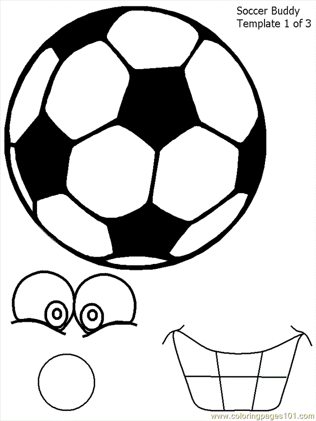 pages bsoccerbuddy sports football printable coloring page