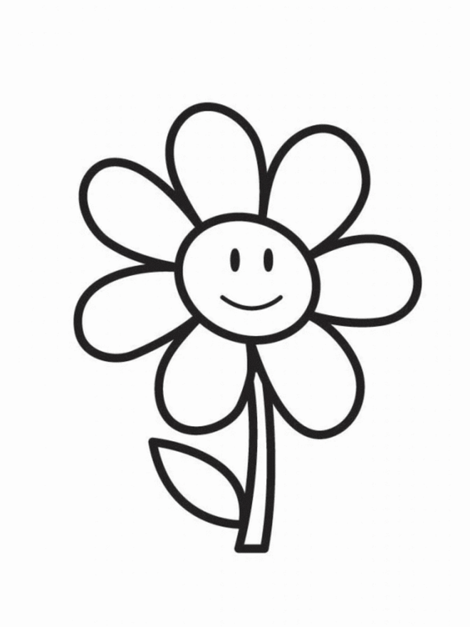 Coloring Flowers For Kids | Coloring Pages For Kids | Kids