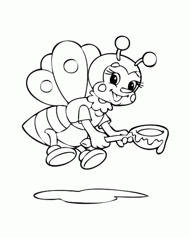Bumble Bee Coloring Pages bumble bee coloring book pages – Kids