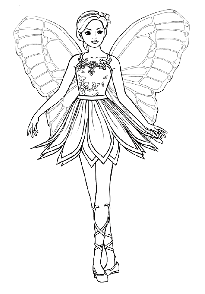 Fairies Coloring Pages | Coloring Sheet