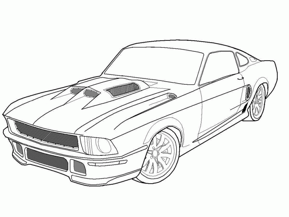 Muscle Car Coloring Page Coloring Pages Amp Pictures IMAGIXS