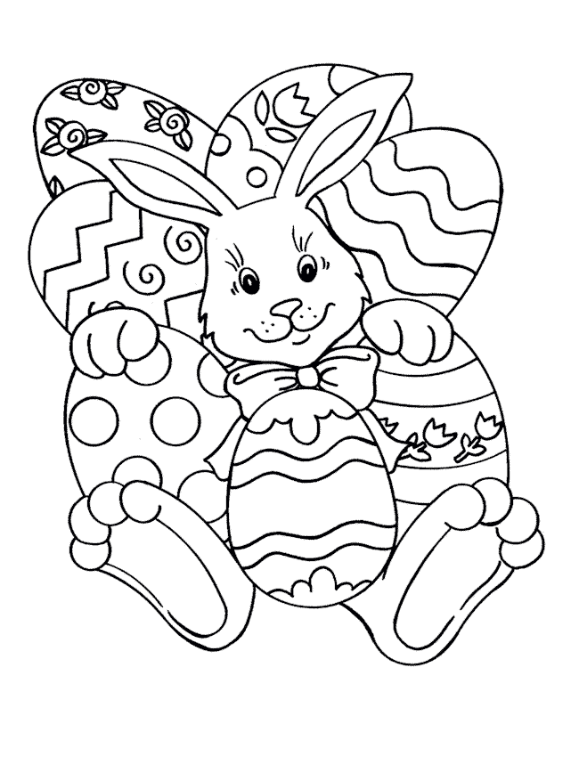 easter-bunny-coloring-pages-376 | COLORING WS