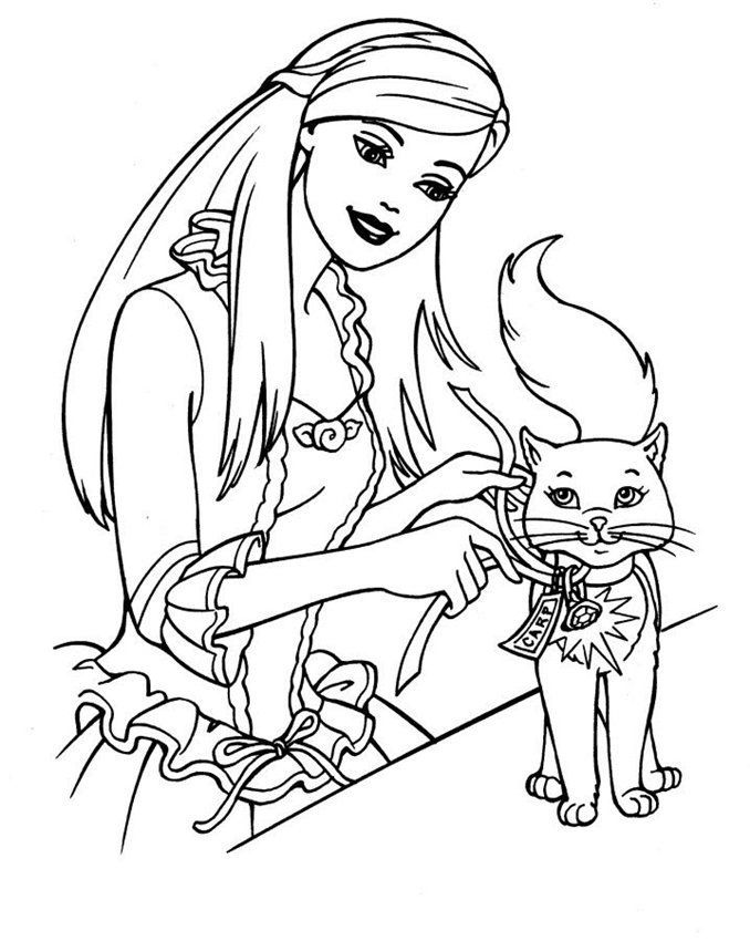 Printable Barbie And Ken Coloring Pages | download free printable