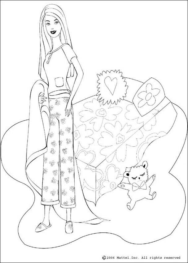 BARBIE DOLL coloring pages - Barbie