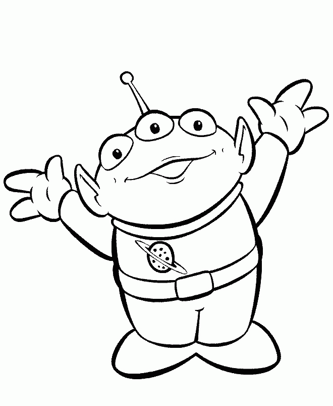 Toy Story Aliens Coloring Pages - Toy Story Cartoon Coloring Pages