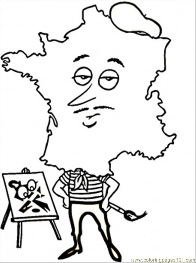 Coloring Pages France (Countries > France) - free printable