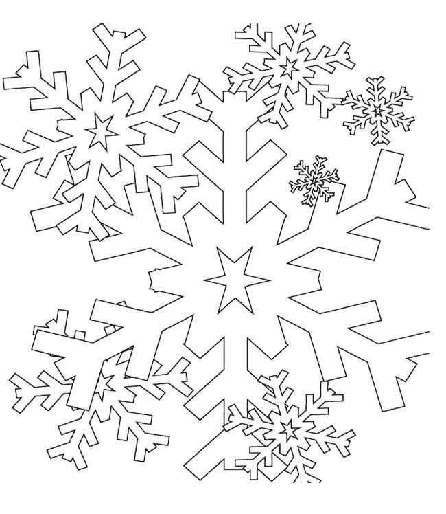 Collection Of Snowflake Coloring Page - Snowflake Coloring Pages