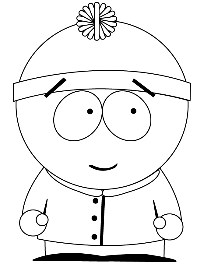 stan south park Colouring Pages