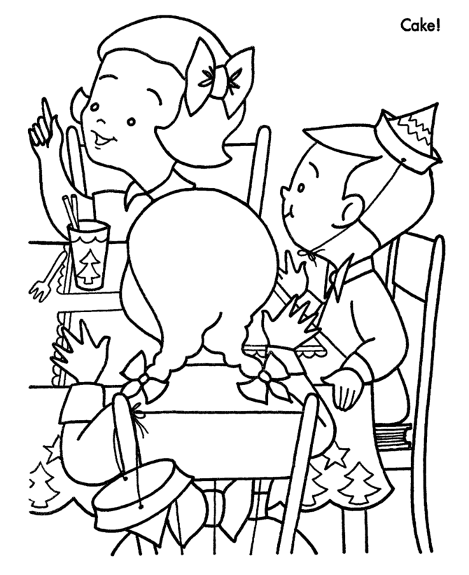 house Party coloring pages for kids | Great Coloring Pages