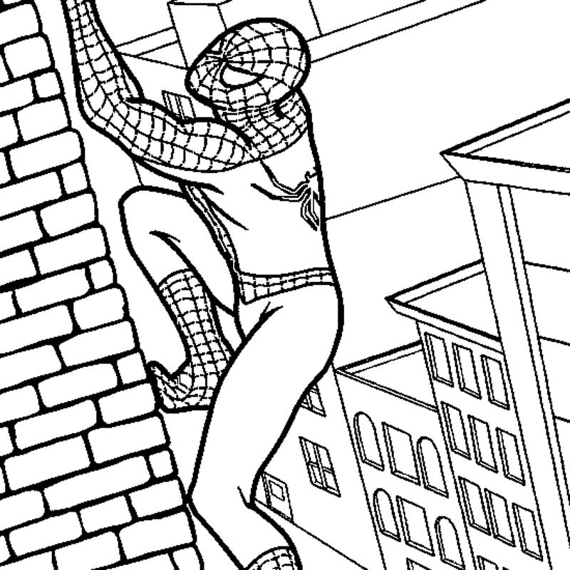 spiderman picture coloring 13 - games the sun | games site flash