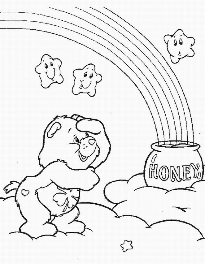 Care-bear-coloring-14 | Free Coloring Page Site