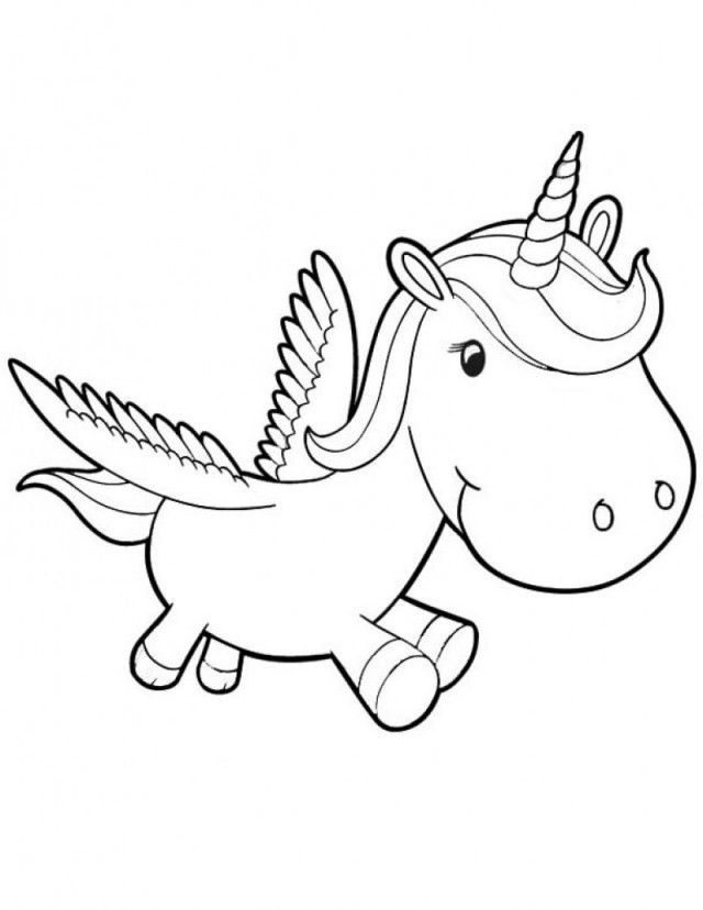 Baby Unicorn Coloring Pages Kids Colouring Pages 261876 Baby