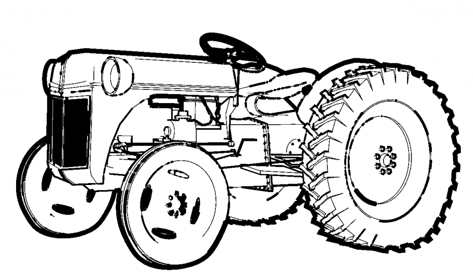 Pin John Deere Tractor Farm Coloring Pages Cake On Pinterest