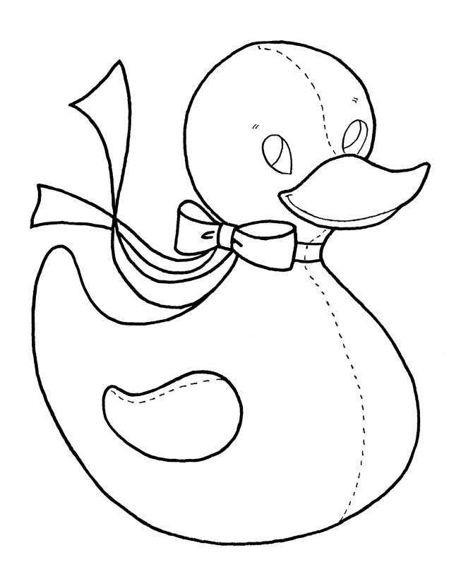 Ducky Coloring Pages 136 | Free Printable Coloring Pages