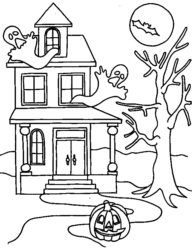 halloween kids coloring pages | Coloring Pages For Kids