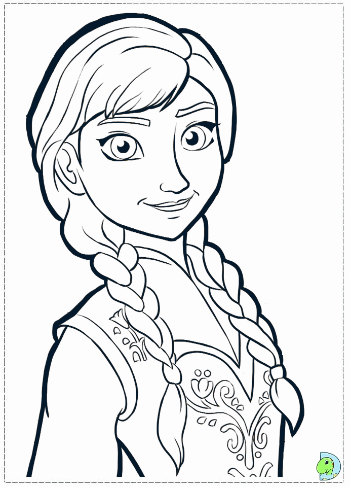 Frozen Coloring Pages Printable Pics - Kids Colouring Pages