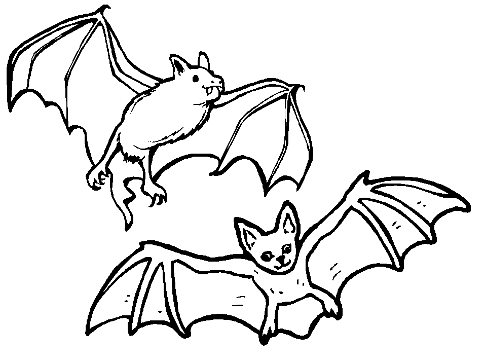 Halloween Bats To Color | lol-