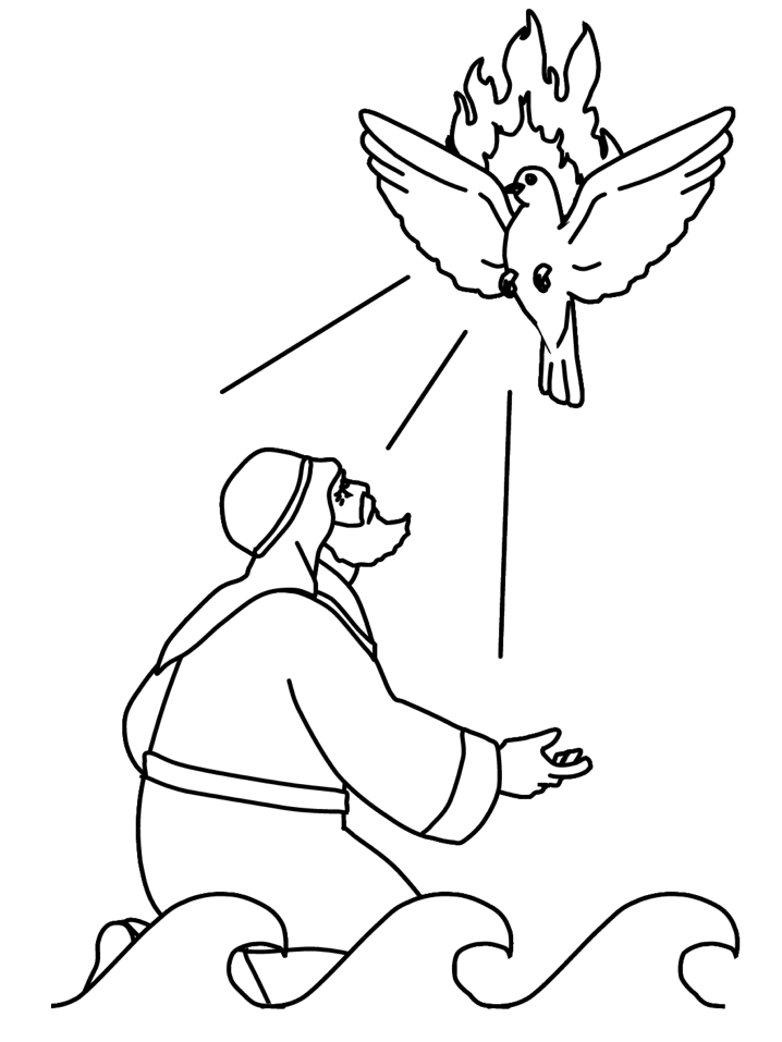 Day Of Pentecost Coloring Pages