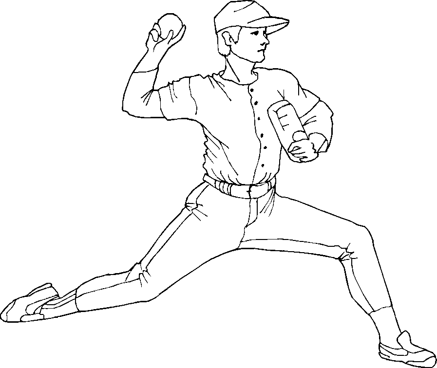 Baseball Coloring Pages
