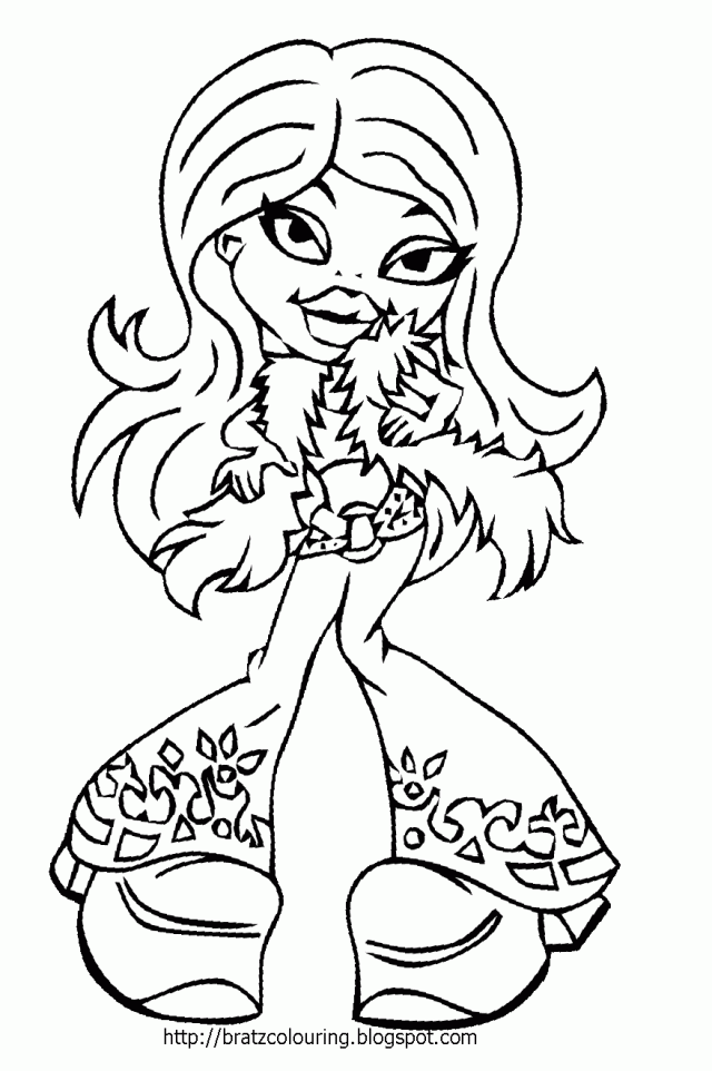 Free Printable Bratz Coloring Pages For Kids Free Download 289417