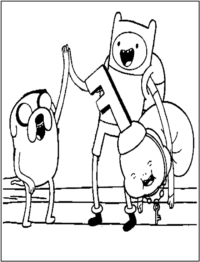 Free Printable Adventure Time Coloring Page For Kids | Coloring Pages