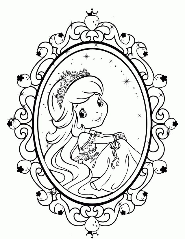 Strawberry Shortcake Coloring Pages For Kids Free Printable 29476