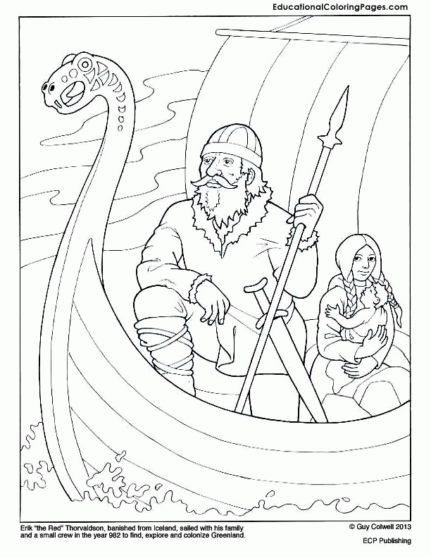 Famous Explorers Coloring | Educational Fun Kids Coloring Pages