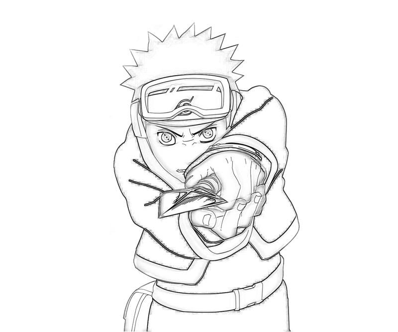 Naruto In Action Coloring Pages: Naruto In Action Coloring Pages