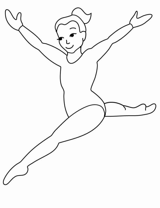 Gymnastics Coloring Book Pages Online Coloring Pages Princess
