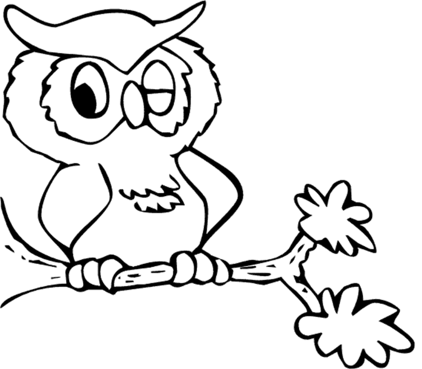 owl coloring page | Coloring Picture HD For Kids | Fransus.com864