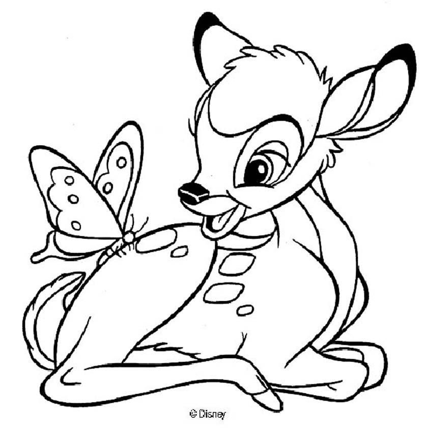 Disney Bambi Coloring Pages #5 | Disney Coloring Pages