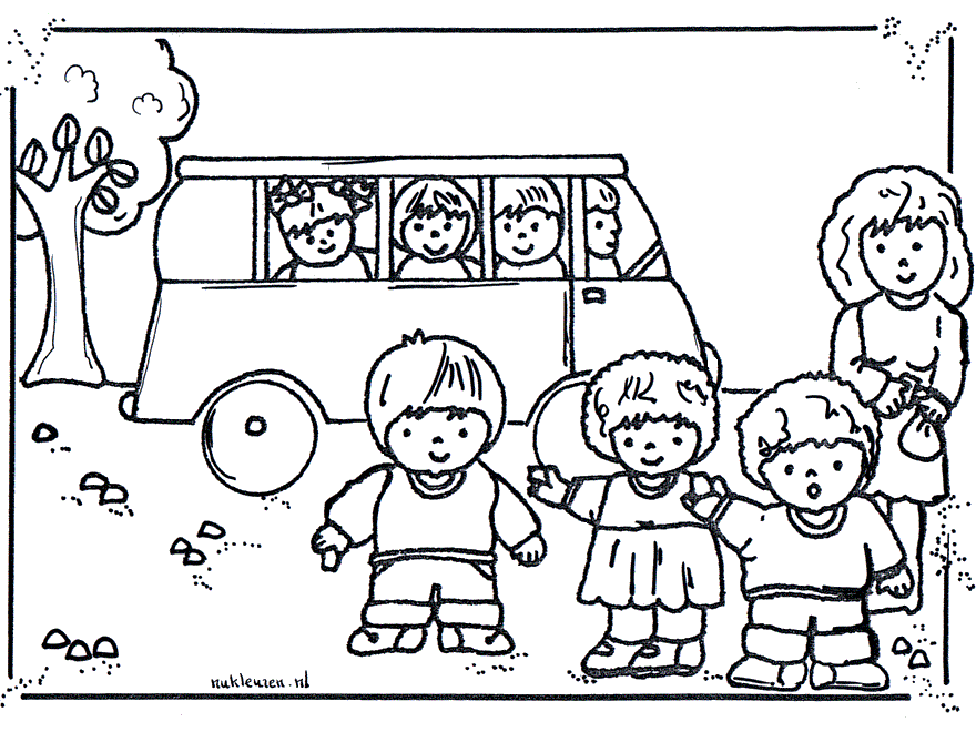 School Bus Coloring ~ Child Coloring