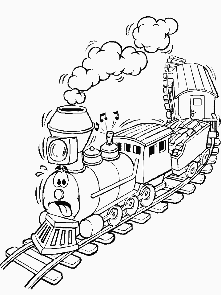 train-coloring-pages-09 | CHOO CHOO Ethan