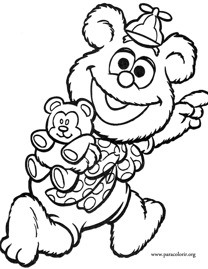 Muppet Babies - Fozzie Bear coloring page