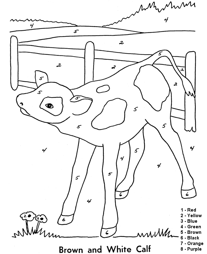 Color By Number Printables For Kids | Free coloring pages