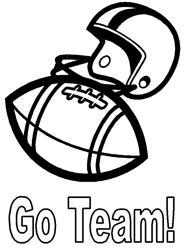 Printable Football Football2 Sports Coloring Pages