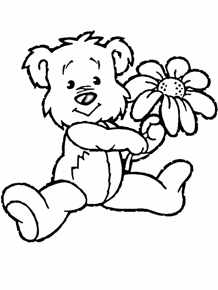 Printable Coloring Pages Flowers – 670×820 Coloring picture animal