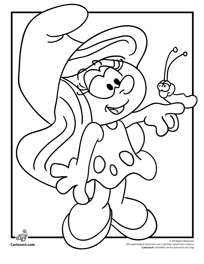 Smurf Coloring Pages - Free Printable Coloring Pages | Free