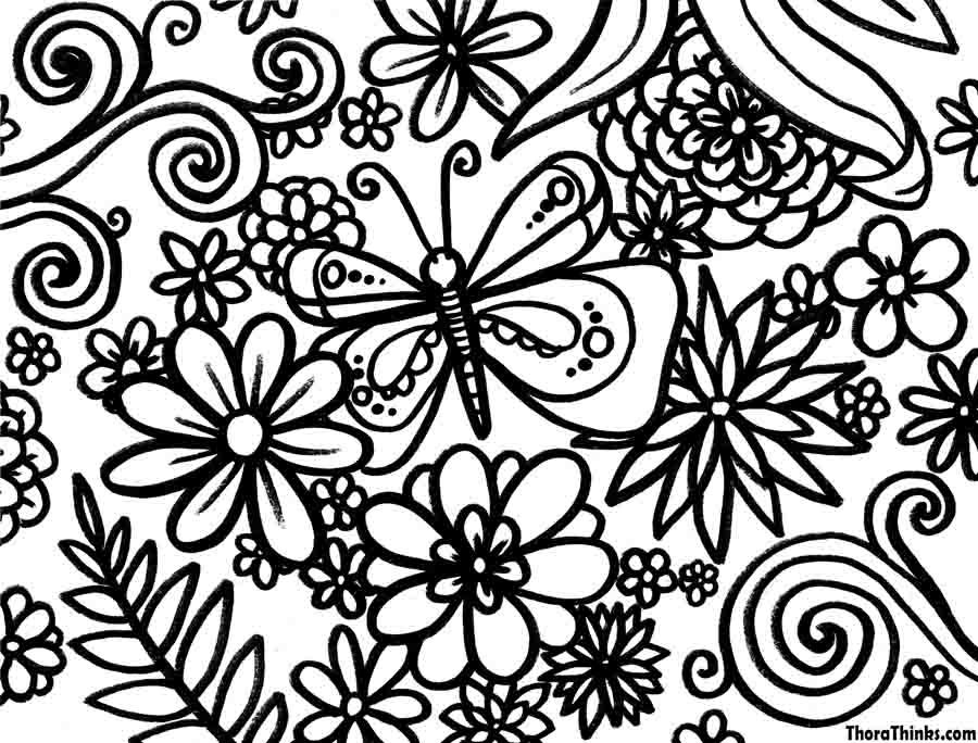 spring coloring pages free spring coloring pages | Inspire Kids