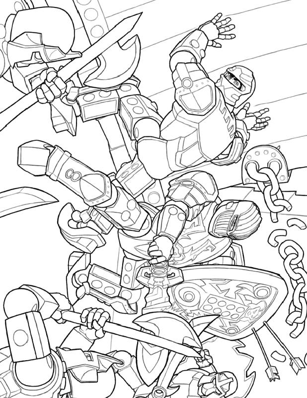 Lego Knights | Free Printable Coloring Pages – Coloringpagesfun.com