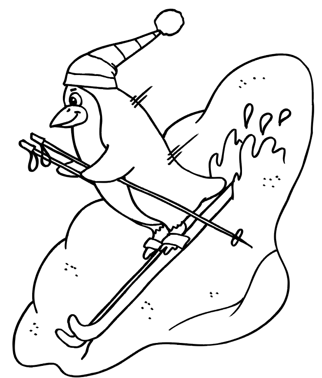 Funny Penguin Coloring Pages Collections 2011
