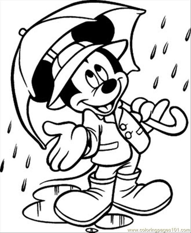 Free Mickey Mouse Birthday Coloring Pages