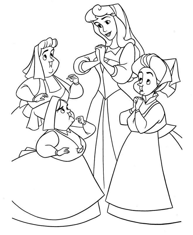 Disney Princess Aurora Coloring Pages - Disney Coloring Pages