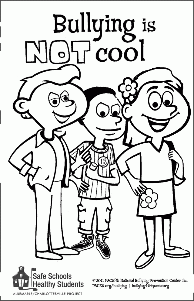 Students Bullying Prevention Month Coloring Book Quantity Unity Id