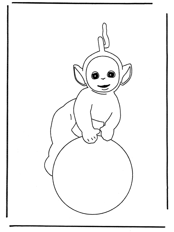 Free coloring pages Teletubbies - Teletubbies