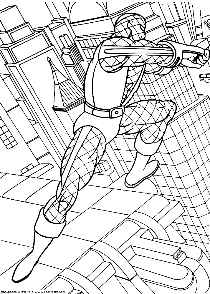 Free Coloring Pages For Kids Spiderman